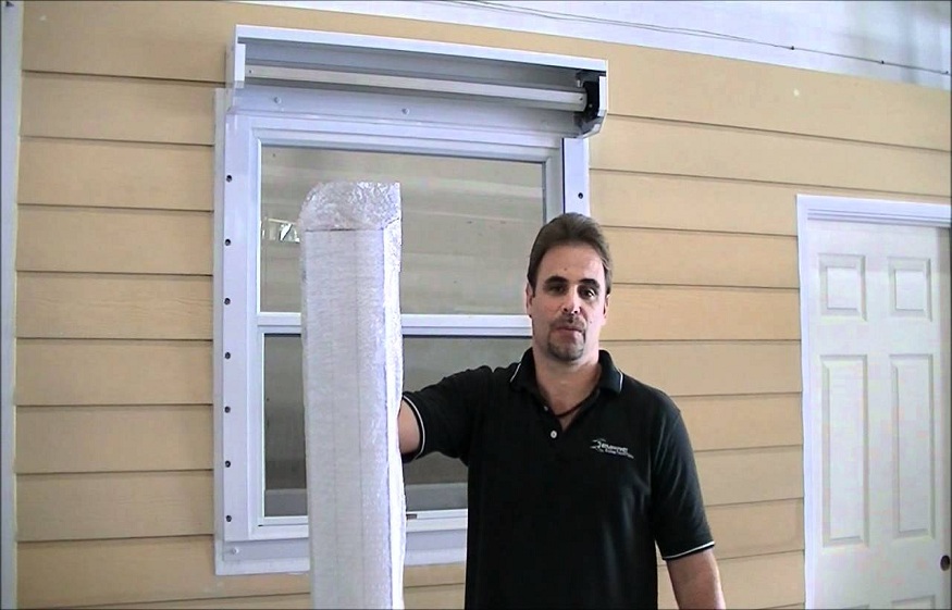 roller shutter installation
