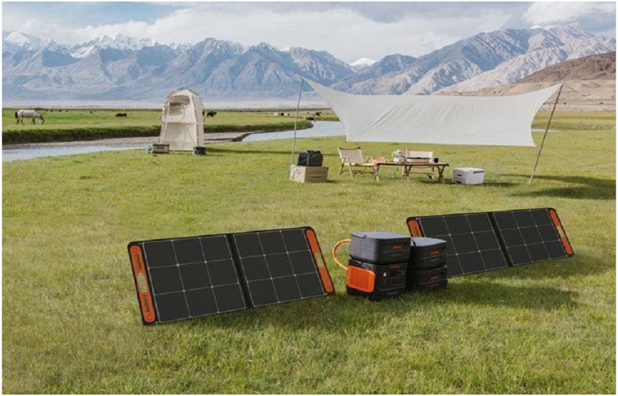 solar-powered power bank